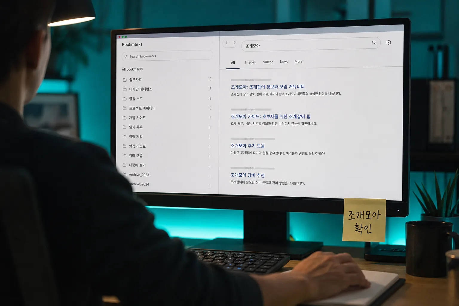 조개모아 최신주소 확인 방법